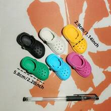 1pc EVA Material Multi-Color Mini Shoe, Shoe Decor, Perfect Gift, Shoe Charm, Ideal Decoration For Valentine's Day And Other Festivals - Multicolor - View 2