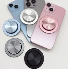 حامل هاتف مغناطيسي من سبيكة الألومنيوم، متوافق مع MagSafe، حامل هاتف مغناطيسي لهواتف آيفون 17/16/15/14/13/12، يتضمن حلقة محول MagSafe - متعدد الألوان - مشاهدة 3