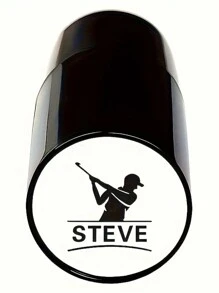 Customized Golf Stamp Mark Personalized Golf Stamp White Box Golf Stamp, The Best Gift For Golfers, Ball Badge