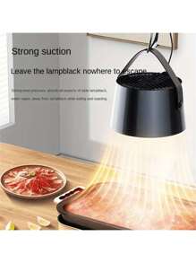 1pc Mini Desktop Range Hood, Portable Range Hood With 3 Speed Exhaust Fan, Large Suction Range Hood, With Removable Filter Element, USB Powered By, Portable Extractor Hood, For Indoor BBQ, Hot Pot, RV, Outdoor Camping - Small Household Range Hood - View 5