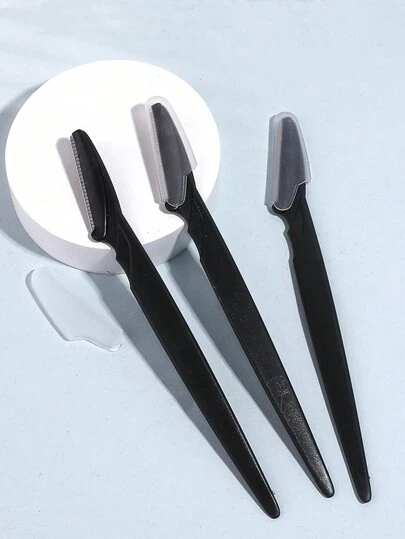 30/24/10/6/3/1 Piece Eyebrow Shaper And Razor Set For Grooming, Eyebrow Trimmer, Exfoliating Skin Planing Tool, Body Hair Removal Trimmer And Face And Eyebrow Shaver Set, Long Handle Blade With Precision Cover For Women Eyebrow Shaping Tool For Or Travel Use, Eyebrow Shaving Blade, Anti-Scratch Set, Special Artifact For Beauty Salon, Suitable For Suitable For Men And Women. Makeup, Cheap, Bedroom, Makeup Accessories, Eyebrow Razor, Cheap, Stocking Stuffers, Makeup, Makeup Tools, Cheap Stuff, Gifts, Christmas Gifts, Giveaways, Cheap Stuff