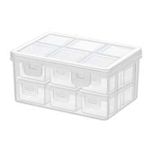 1 Set 6-12pcs Detachable Mini Pillbox Portable Medicine Dispenser Boxes, Compact Sealed Vitamin Containers For Morning/Noon/Night, Personal Organizer