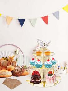 Zaubererwesen Cupcake-Ständer Geburtstags-Party Halloween Motto-Event Party Kuchen Dekorationen