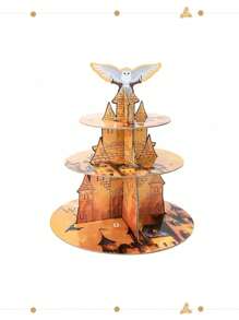 Zaubererwesen Cupcake-Ständer Geburtstags-Party Halloween Motto-Event Party Kuchen Dekorationen