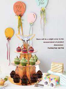 Zaubererwesen Cupcake-Ständer Geburtstags-Party Halloween Motto-Event Party Kuchen Dekorationen