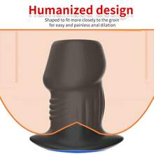 Tapón anal de silicona con tope, juguete sexual unisex para tienda erótica, juguetes sexuales anales para mujeres, entrenador anal, espéculo hueco, cuentas anales, juego sexual para adultos