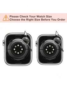 1 套时尚磁性不锈钢米兰尼斯环带和表壳膜组合，带双排钻石保护套，兼容 38mm 40mm 41mm 45mm 44mm 42mm 46mm 49mm，兼容 Ultra Series Ultra 9 8 7 6 5 4 3 2 1 SE Series 10，舒适透气腕带替换表带，防刮防水防震手表保护壳，男女皆宜 - Starlight - 查看 9