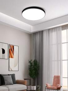 CANMEIJIA 1 pièce Plafonnier LED moderne 220V avec télécommande, lampe de plafond à gradation et variation de couleur de 3000K à 6500K. Lampe LED pour décoration de chambre à coucher, salon, cuisine, salle à manger, bureau.
