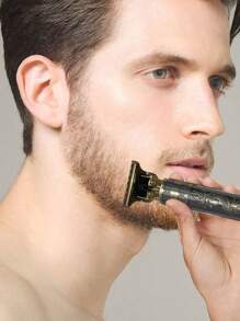 1 Pieza Máquina para cortar cabello de dragón con 4 Peines barberia - Bronce - Ver 5