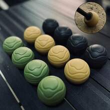 1个通用月亮椅腿套保护套，防滑耐磨，露营防下陷球形脚套，可拆卸椅子配件，直径23毫米/1.2英寸，适用于：13/14/15/16/18毫米 - 彩色 - 查看 1