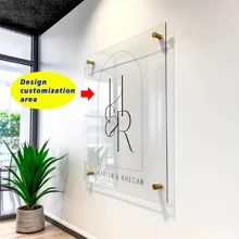 Panneau d'affaires en acrylique personnalisé, plaque d'adresse personnalisée avec votre logo, plaques nominatives en acrylique, fournitures de bureau, étagères d'exposition de magasin, ornementales, réutilisables, multifonctionnelles, élégantes, raffinées, de haute qualité, personnalisées, uniques, cadeaux idéaux pour lui, cadeaux idéaux pour elle, elle, petit ami, petite amie, papa, maman, famille, amis, fils, fille, élèves, travailleurs, enfants, bureau, salle de thé, école, anniversaire à la maison, remise des diplômes, impression graphique