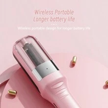 Wireless Hair Trimmer, Women's Split End Trimmer, Wireless Automatic Split End Remover, USB Rechargeable Portable, For Damaged Hair Care, Removing Split And Broken Hair, Ideal Gift For Women, Daily Hairstyling Tool