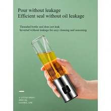 1pc Premium Glass Oil Sprayer - PVC-Free, Suitable For Grilling And Kitchen Use - View 8