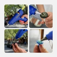 Tapsin 38pcs Car Paintless Dent Removal Kit Slide Dent Repair Tool Repair 20W Glue Gun Puller Tab - Blue - View 4