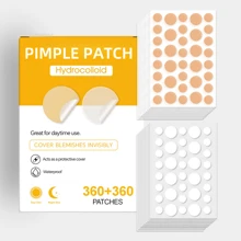 360 parches para el acné y granos, pegatinas para ocultar imperfecciones faciales, adecuados para diversas ocasiones, unisex, suaves y no irritantes, en 2 variantes de color