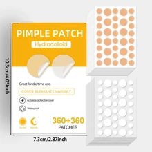 360 parches para el acné y granos, pegatinas para ocultar imperfecciones faciales, adecuados para diversas ocasiones, unisex, suaves y no irritantes, en 2 variantes de color