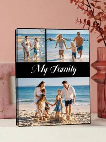 1Pc Customized Photo Canvas, Custom Name/Text Canvas,Collage Photos Canvas For Walls, Personalized Canvas Wall Art, Custom Images Printing, Art Canvas' Printing, Mother's Day Father's Day Birthday Gifts,Family Gifts,Gift For Friends/Mom/Dad/Kids/Girlfriend/Boyfriend Graduation
