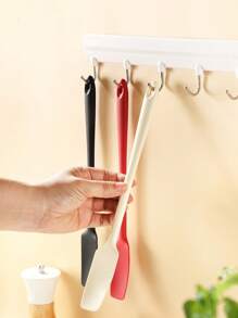 3pcs/1pc Berry Spoon Jar Scraper Long Handle Rubber Scraper Non-Stick Silicone Scraper Kitchen Silicone Scraper With Stainless Steel Core, Ideal Tool For Cooking, Baking, Stirring And Mixing, Silicone Non-Stick Kitchen Spoon Can Be Used For Stirring, Scooping And Mixing, Stirring Thick Batter, Scraping Sauce, Stirring Pasta, Etc. Dishwasher - Multicolor - View 4