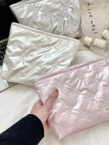 1pc Makeup Bag Korean Quilted PU Love Cosmetic Bag Waterproof, Lipstick Pack, Women Bags For Make Up, Small Bag Storage Makeup Case, Travelling Bags For Ladies, Pencil Case Daily Big Large Capacity Makeup Brushes Holder Travel Toiletry Bag Organizer Make Up Bag, Pencil Pouch Bags, Makeup Bag, Vanity, Make Up Bag, Storage, Makeup Organizer, Makeup Bags, Toiletry Bag, Desk Organiser, Cosmetic Bag, Makeup Pouch, Make Up Pouch, Make Up Bag, Vanity, Make Up Pouch, Pouch Bag, Small Makeup Bag, Cosmetic Bag, Large Capacity, Large Makeup Bag,Christmas Gifts,Pouch,Travel,Gifts For Women Travel Essential,Pouch,Clutch / Small Handbag, Makeup Organizer,Makeup Organize,Pouch,Brush Holder,Mini Pouch,Large Capacity Pouch,Gifts For Women,Christmas Gifts,Gift Ideas For Women - Multicolor - View 6