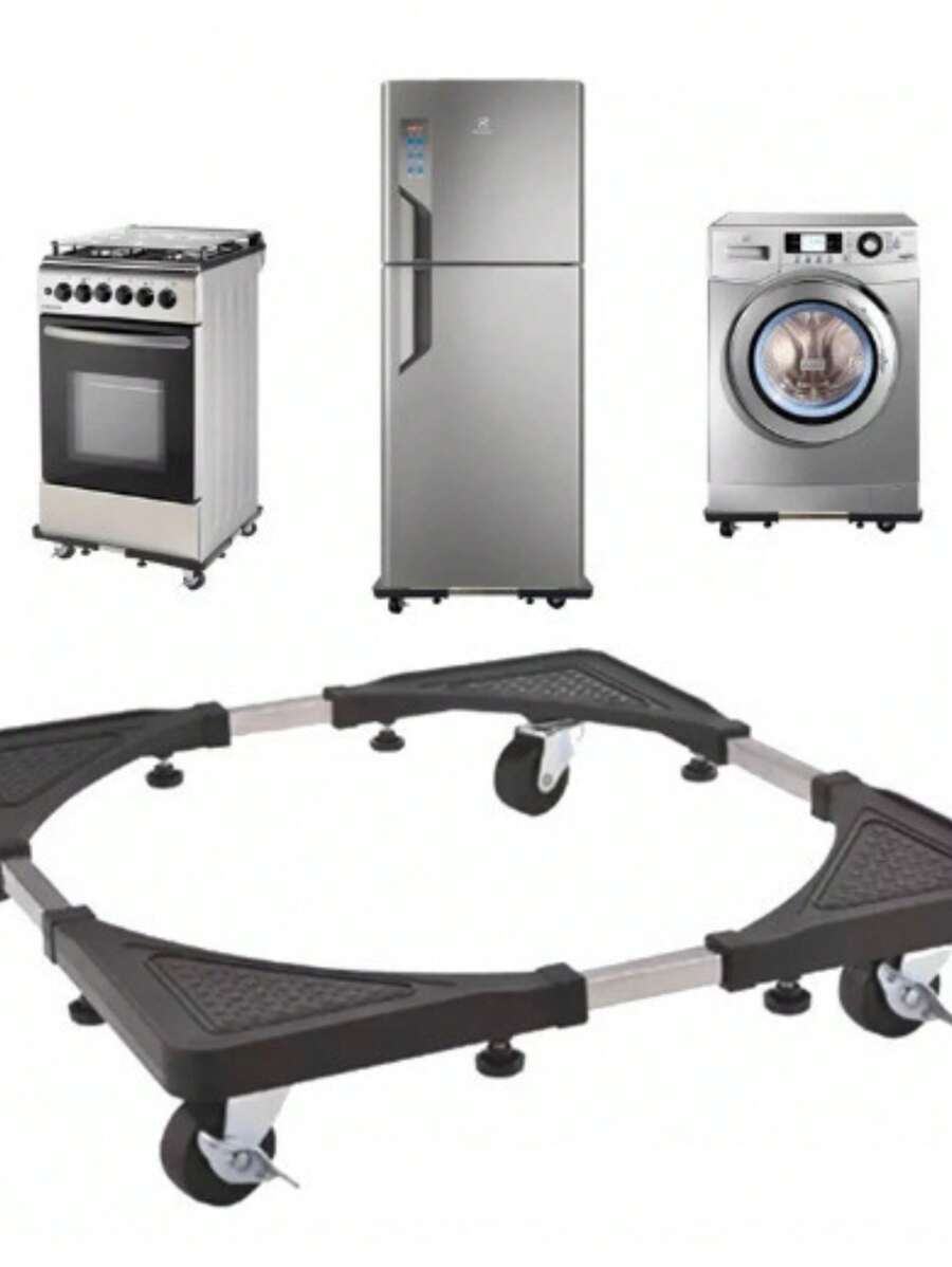 Wheeled Support For Washing Machine, Refrigerator And Stove Easy Cleaning Cart With Wheels - Multicolor - View 1
