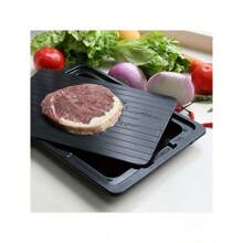 1 Peça Bandeja de Descongelamento Rápido, Descongelamento Rápido de Alimentos Congelados, Carne, Frutas, Placa de Descongelamento, Bandeja de Descongelamento, Pequena Ferramenta de Camping