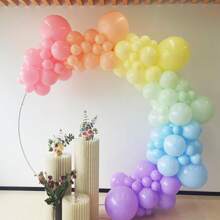 Bộ 189 bóng bay cầu vồng màu pastel 5/10/18 inch đủ màu sắc Bộ dụng cụ tự làm vòng hoa vòm, Bộ bóng bay cao su Macaron dùng cho tiệc sinh nhật, tiệc cưới, tiệc đính hôn, kỷ niệm, trang trí tiệc, - nhiều màu - Xem 3