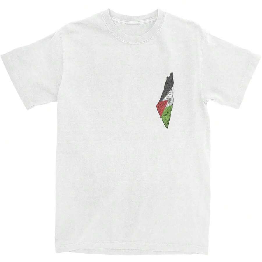 Mandala T-Shirt SummerFlag Awesome T-Shirts Cotton Hippie Tshirt For Male Short Sleeve Design Clothes - White - View 1