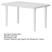 Batley Rectangle Dining Table With Solid Wood Legs, Modern Dining Room, Coffee Table Office Table, 23.6"Lx15.7"W (White, 1/2 Seater)