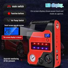 Car Jump Starter With Air Compressor 99800mAh Power Bank Battery Charger Booster - View 9