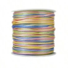 Silk Thread Satin Cord 2mm - 5 Meters Various Colors - 多色1170 - 查看 2