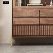 OUKANING Bed Risers - Gold - View 3