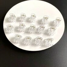 Juego de 10 pinzas de pelo pequeñas y sencillas de color negro y coloridas para uso diario, accesorios de pelo versátiles para fiestas, trenzas, ganchos de pelo, pinzas de pelo, pinzas de presión para el cabello