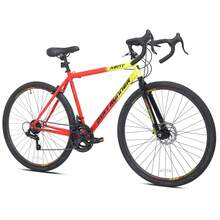 Kent 700c Dirt Runner Men's Gravel Bike, 14 Speed, Neon Red / Orange - 1 - View 2