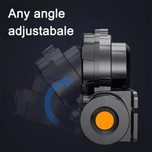 2xSuper Bright Waterproof Head Torch Headlight LED COB USB Rechargeable Headlamp - Black - View 5