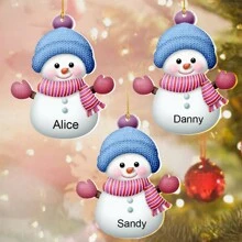 1 Pc Personalized Christmas Ornaments, Custom Christmas Decorations With Name, Christmas Tree Decorations, Christmas Ornaments Set, Christmas Decorations Indoor, Christmas Decorations For Tree, Cute Christmas Decor For Family, Personalized Christmas Gifts.Personalized Gifts For Women, Men, Mother, Father, Multi-Functional, Adjustable, Waterproof, Anti-Mold - Multicolor - View 45