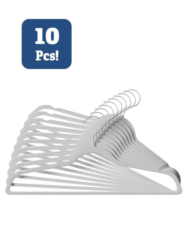 10 bucăți de umerase din catifea premium - moale și anti-alunecare, design anti-alunecare și umeri ridicați, perfecte pentru organizarea garderobei și afișarea hainelor - potrivite pentru costume și paltoane