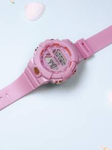 SPORT Women's Solid Color Strap Round Electronic Watch, Suitable For Everyday Wear - Multicolor - View 7