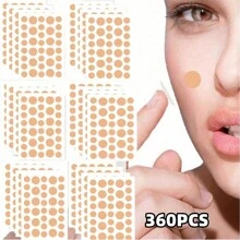 痘痘贴，隐形斑点遮盖 - 面部水胶体痤疮贴，瑕疵，护肤，面部贴纸，（360 片） - 彩色 - 查看 7