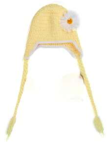 1 套菊花一个月摄影服装，黄色向日葵套装，手工制作的 100 天婴儿摄影道具婴儿派对复活节礼物，适合女孩/男孩