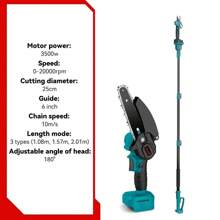 ONEVAN Brushless Telescoping Pole Saw & Pruning Shears Set,Electric Chainsaw 3 In 1 Cordless Electric Saw Scissors Secateurs Garden Pruning Tool Set Tools