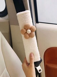 1pc/2pcs Car Seat Belt Shoulder Protector Cartoon Cute Car Seat Belt Anti Pinch Protective Cover