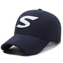 1 件男士刺绣可调节防晒优质棒球帽适合通勤和旅行四季 - A - 查看 14