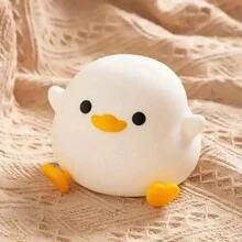 可爱卡通豆豆鸭小夜灯，小巧尺寸适合侧放，充满少女魅力，非常适合送给妈妈的生日礼物