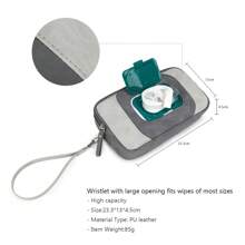 Custodia portatile per salviettine umidificate per bambini, pratica per viaggi, borse fasciatoio, porta salviettine appensibili per seggiolini auto
