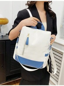 Large Capacity Anti-Theft Travel Backpack, Safety Design, Lightweight, Two-Way Shoulder Bag For Travel, School & Daily Commute - Multicolor - View 6