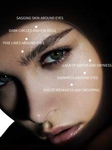 30克咖啡因抗皱眼霜，蕴含胶原蛋白、烟酰胺、透明质酸，抗衰老，减少眼袋、细纹、黑眼圈和皱纹，男女皆宜 - 咖啡棕 - 查看 5