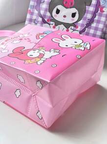 Sanrio 1/4/6/12 pièces Sac Kuromi Sanrio, Anime My Melody Cinnamoroll, grand sac fourre-tout en tissu non tissé imprimé, idéal pour ranger des livres, cadeaux kawaii pour les vacances