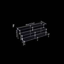 1 Set Multi-Functional Acrylic Cosmetic Display Rack, Modern Minimalist Transparent Showcase For Items, Suitable For Bedroom, Living Room, Kitchen,For Holiday Beach, Bathroom Collection, Bedroom Collection, Large Capacity