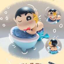 CRAYON SHINCHAN (Blind Box) Cute Cartoon Crayon Shin Chan Character Anime Model Collection Accessories, Including Shin Chan, Ocean Goddess Shin Chan, Maid Shin Chan, And Many Other Styles Waiting For You To Draw. - Multicolor - View 4