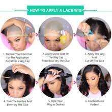 99J Burgundy Curly Lace Front Wigs Human Hair 4x4 Short Curly Deep Wigs Red Human Hair Lace Closure Wig Pre Plucked Curly Deep Wig 180 Density Halloween Costumes - Burgundy - View 11